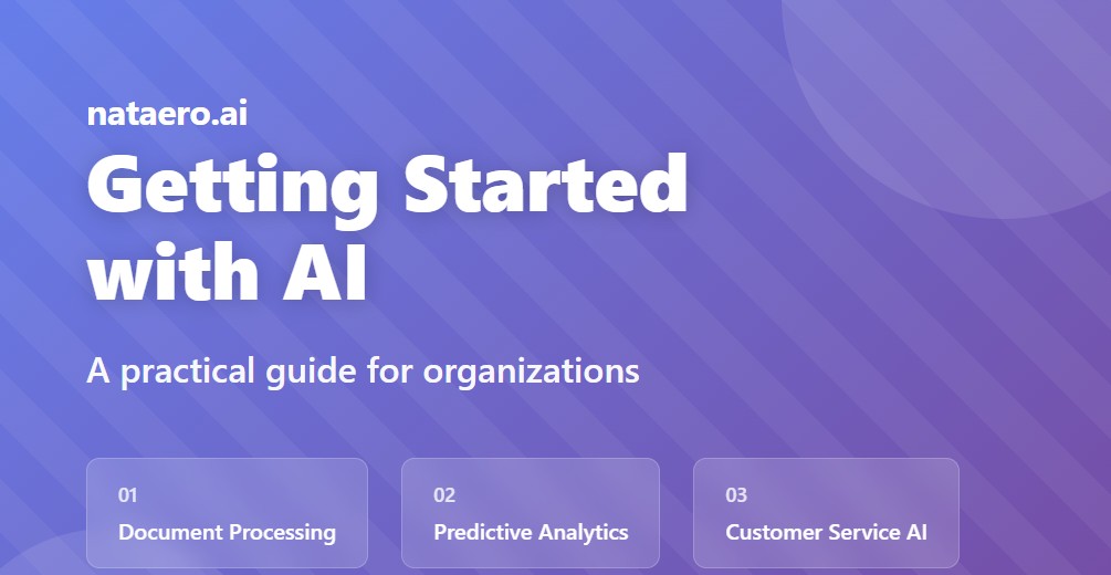 Getting Started with AI: A Practical Guide for Organizations